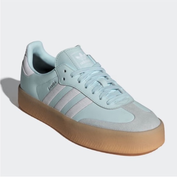 NWT Adidas Sambae shoes, icy blue - Picture 11 of 12